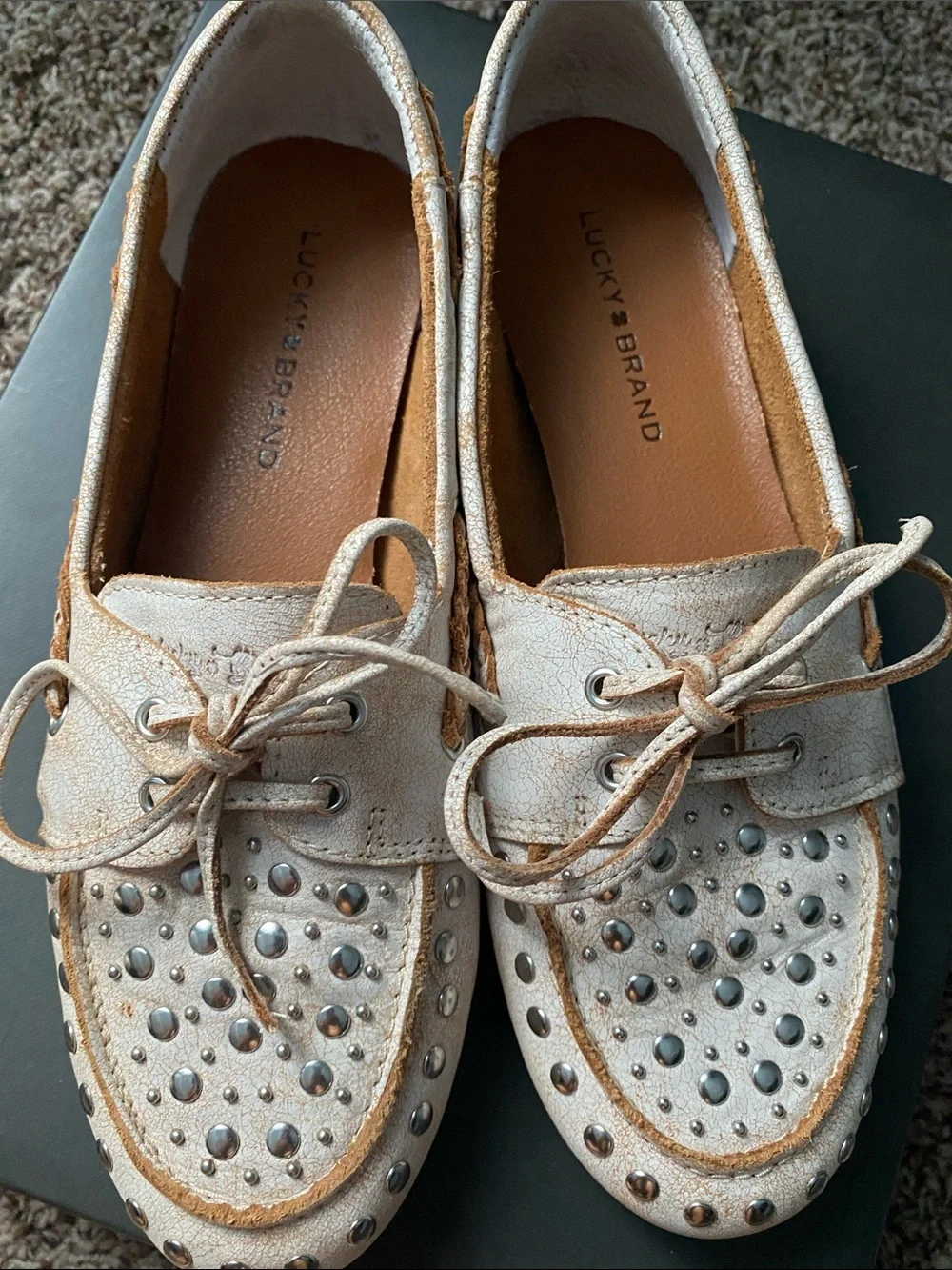 Lucky Brand metallic ivory